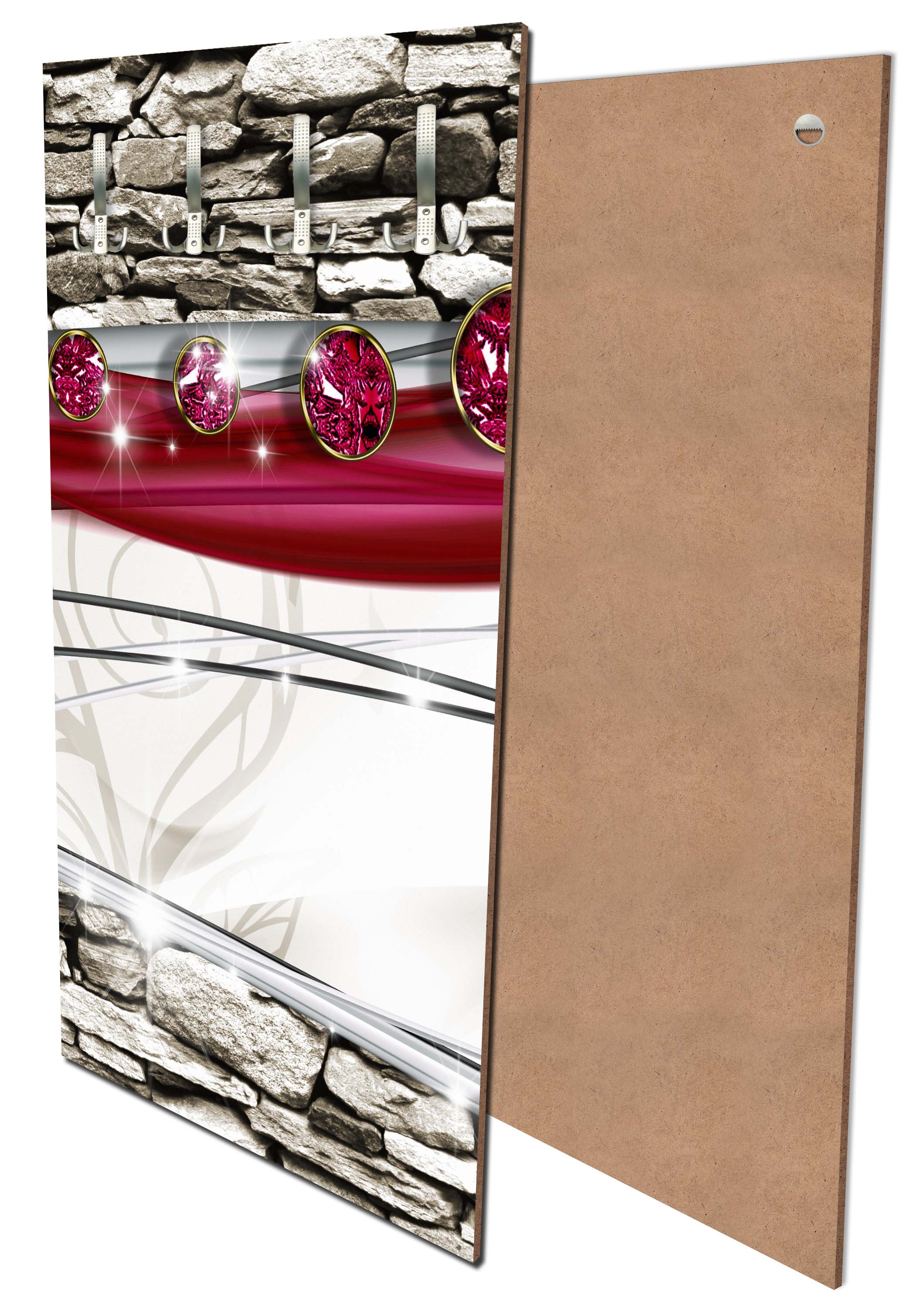 Garderobe Diamant Asia Steine Klinker M0537 entdecken - Bild 1 Garderobe Diamant Asia Steine Klinker M0537 entdecken - Bild 1