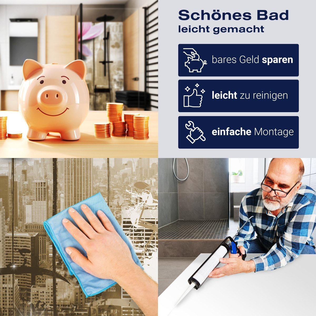 Duschwand Musik Vintage Blüten New York M0548 entdecken - Bild 7 Duschwand Musik Vintage Blüten New York M0548 entdecken - Bild 7