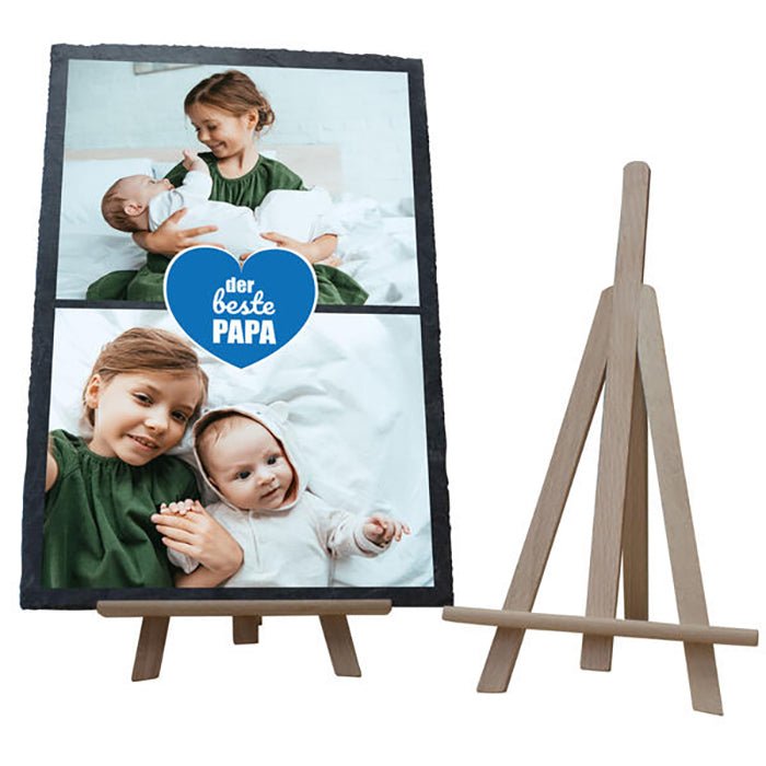 Schiefertafel Bester Papa M0548 - Bild 2 Schiefertafel Bester Papa M0548 - Bild 2