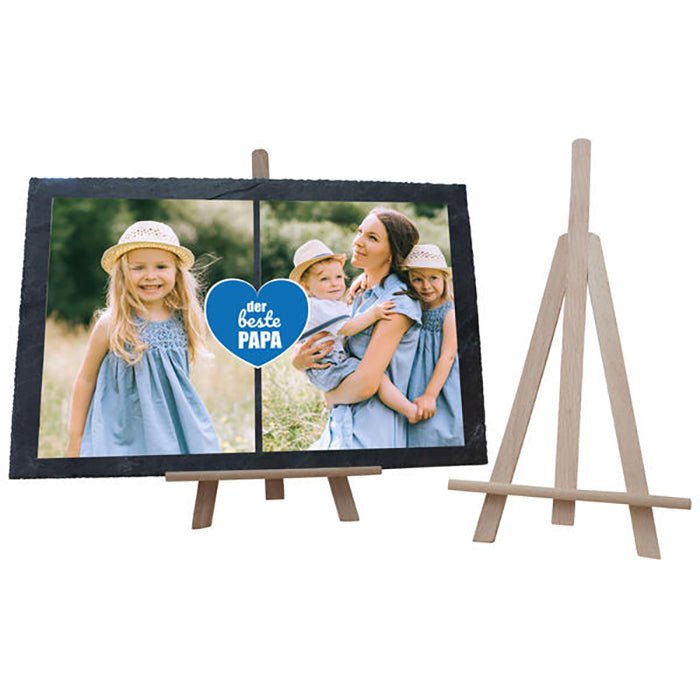 Schiefertafel Bester Papa M0549 - Bild 2 Schiefertafel Bester Papa M0549 - Bild 2