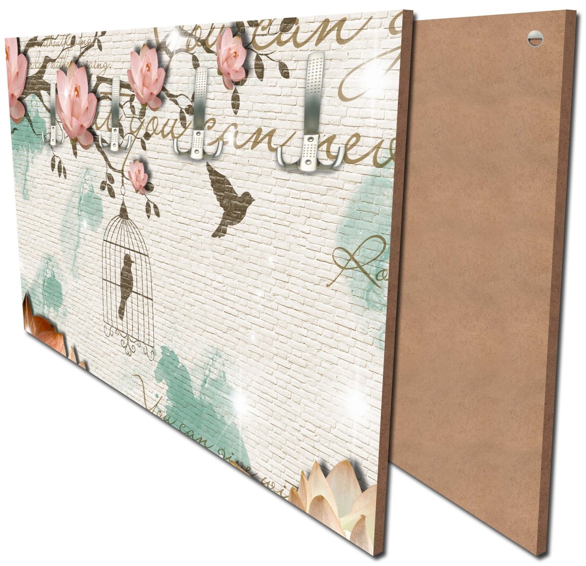 Garderobe Klinker hell Vintage Vogel M0550 Garderobe Klinker hell Vintage Vogel M0550