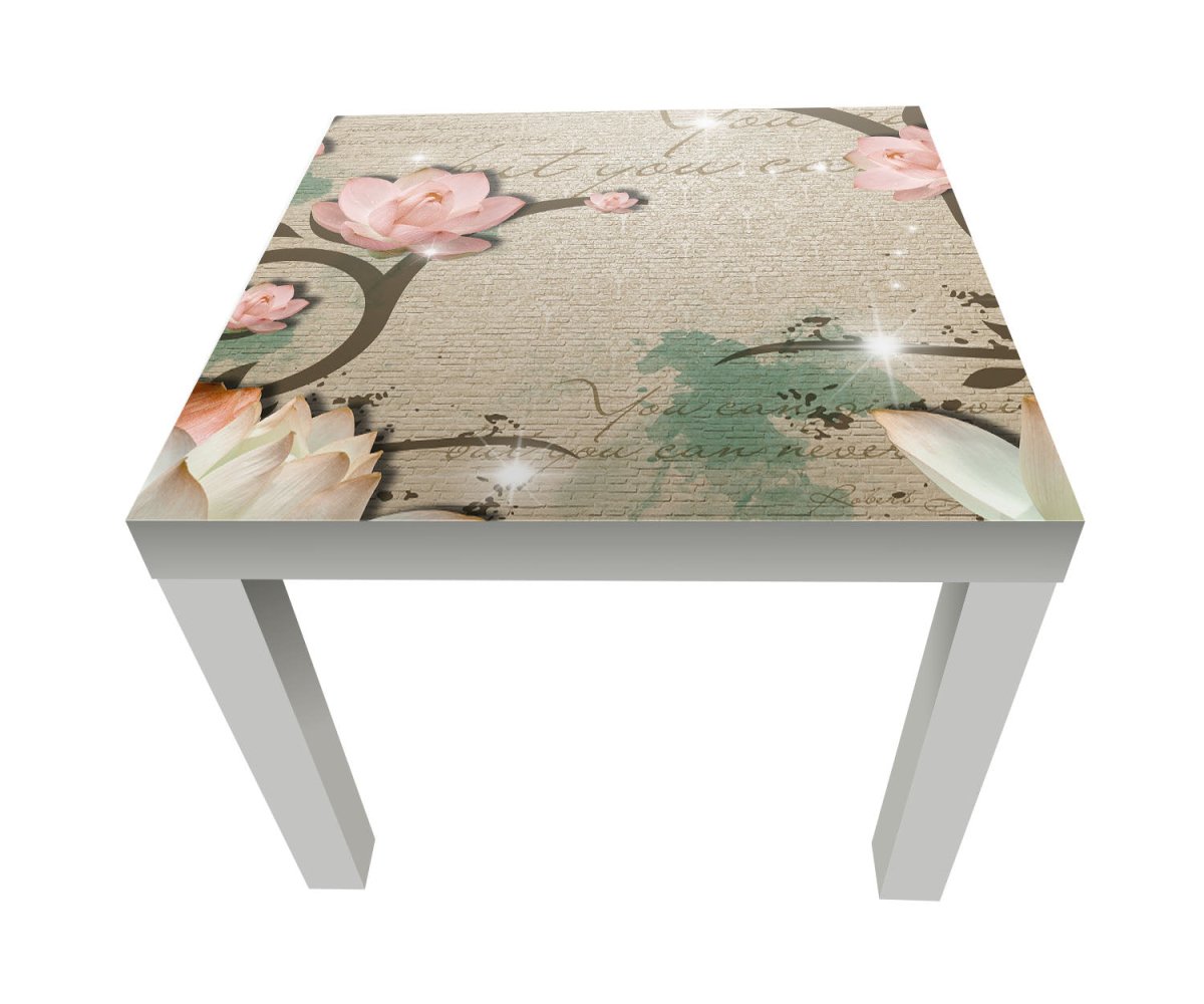 Beistelltisch Klinker hell Vintage Blüten M0551 entdecken - Bild 1 Beistelltisch Klinker hell Vintage Blüten M0551 entdecken - Bild 1