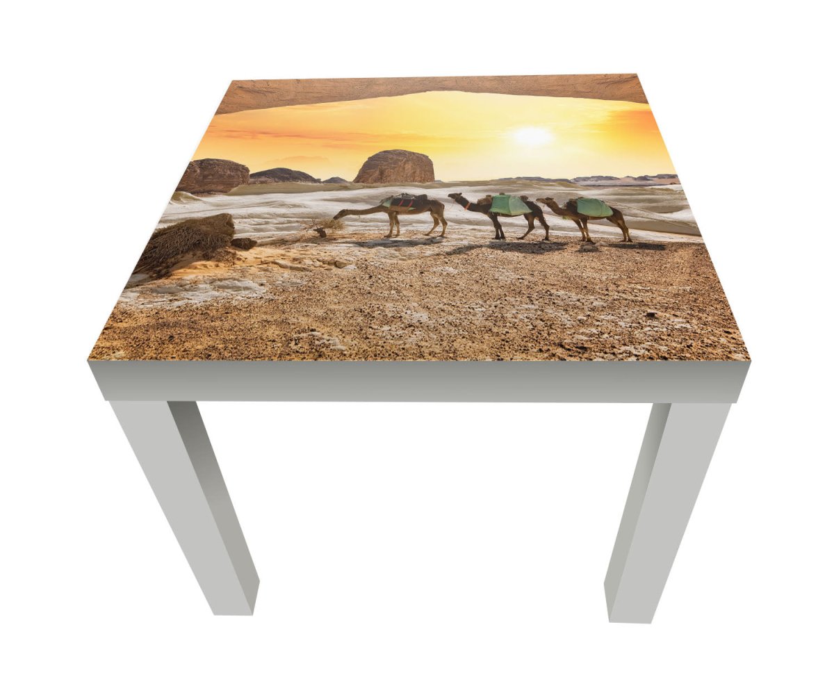 Beistelltisch Kamele in der Wüste M0562 entdecken - Bild 1 Beistelltisch Kamele in der Wüste M0562 entdecken - Bild 1