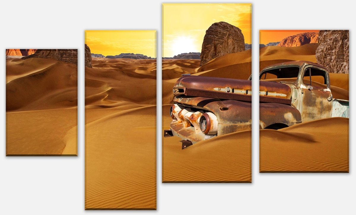 Leinwandbild Mehrteiler Altes Auto M0564 Leinwandbild Mehrteiler Altes Auto M0564