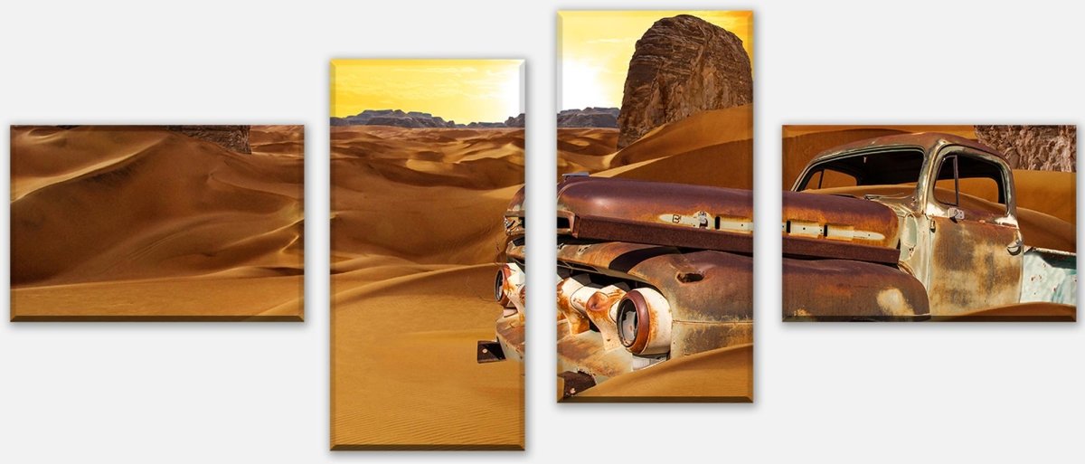 Leinwandbild Mehrteiler Altes Auto M0564 Leinwandbild Mehrteiler Altes Auto M0564