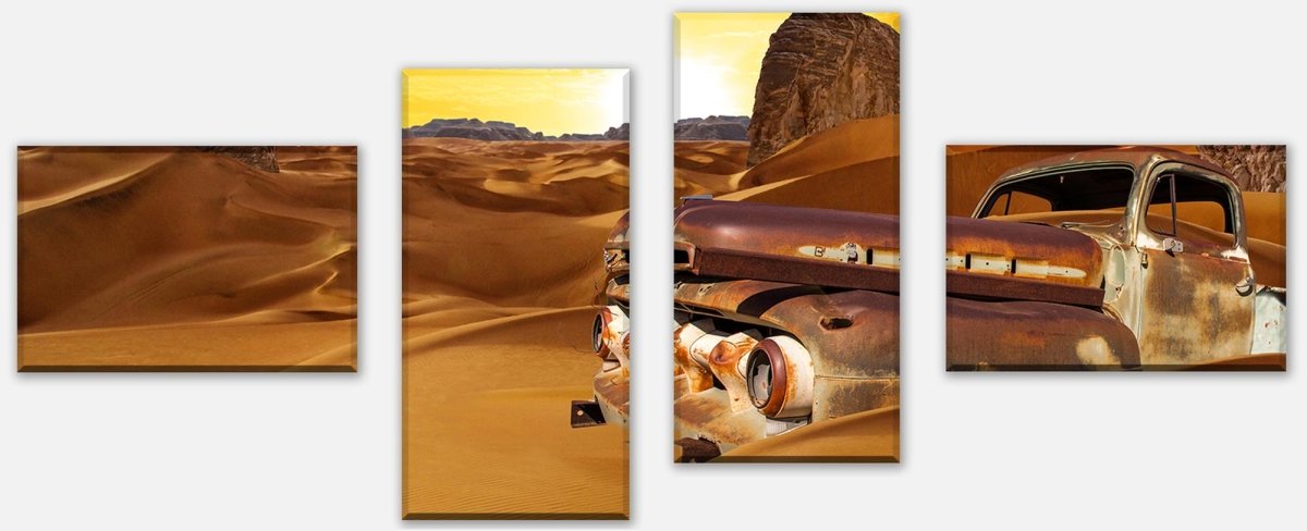 Leinwandbild Mehrteiler Altes Auto M0564 Leinwandbild Mehrteiler Altes Auto M0564