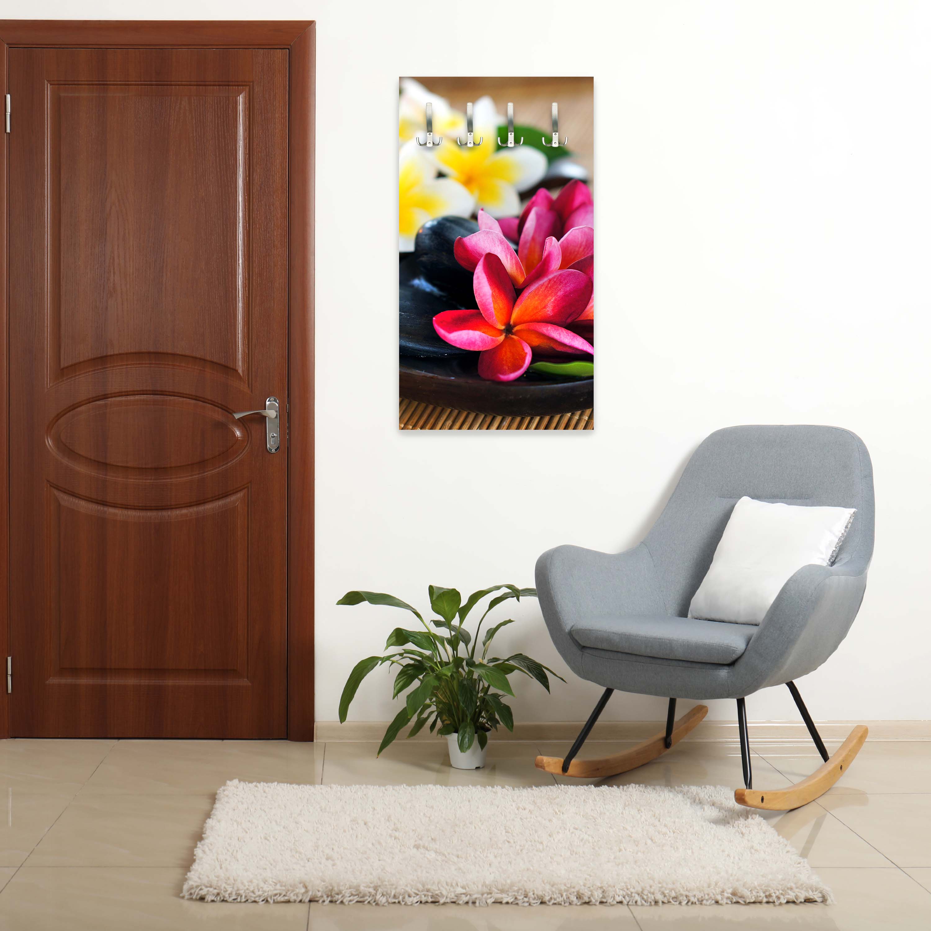 Garderobe Fangipani Blumen M0570 entdecken - Bild 5 Garderobe Fangipani Blumen M0570 entdecken - Bild 5