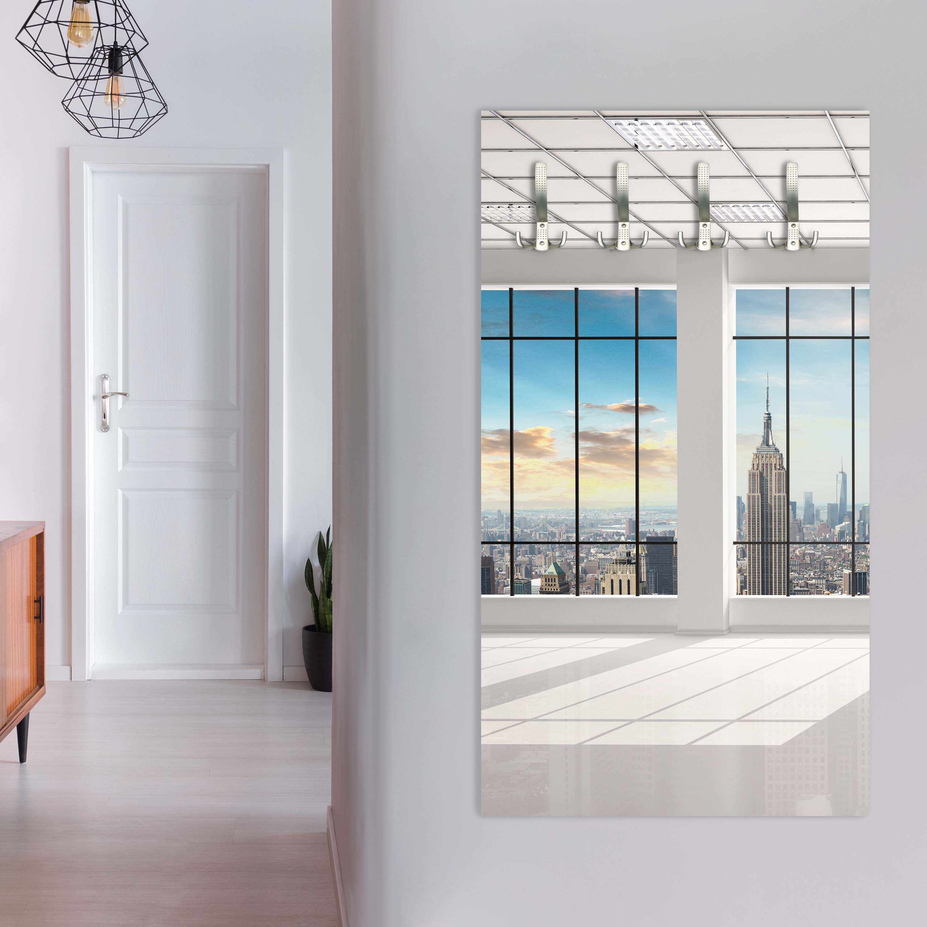 Garderobe Manhattan Blick von einem leeren Büro M0573 entdecken - Bild 5 Garderobe Manhattan Blick von einem leeren Büro M0573 entdecken - Bild 5