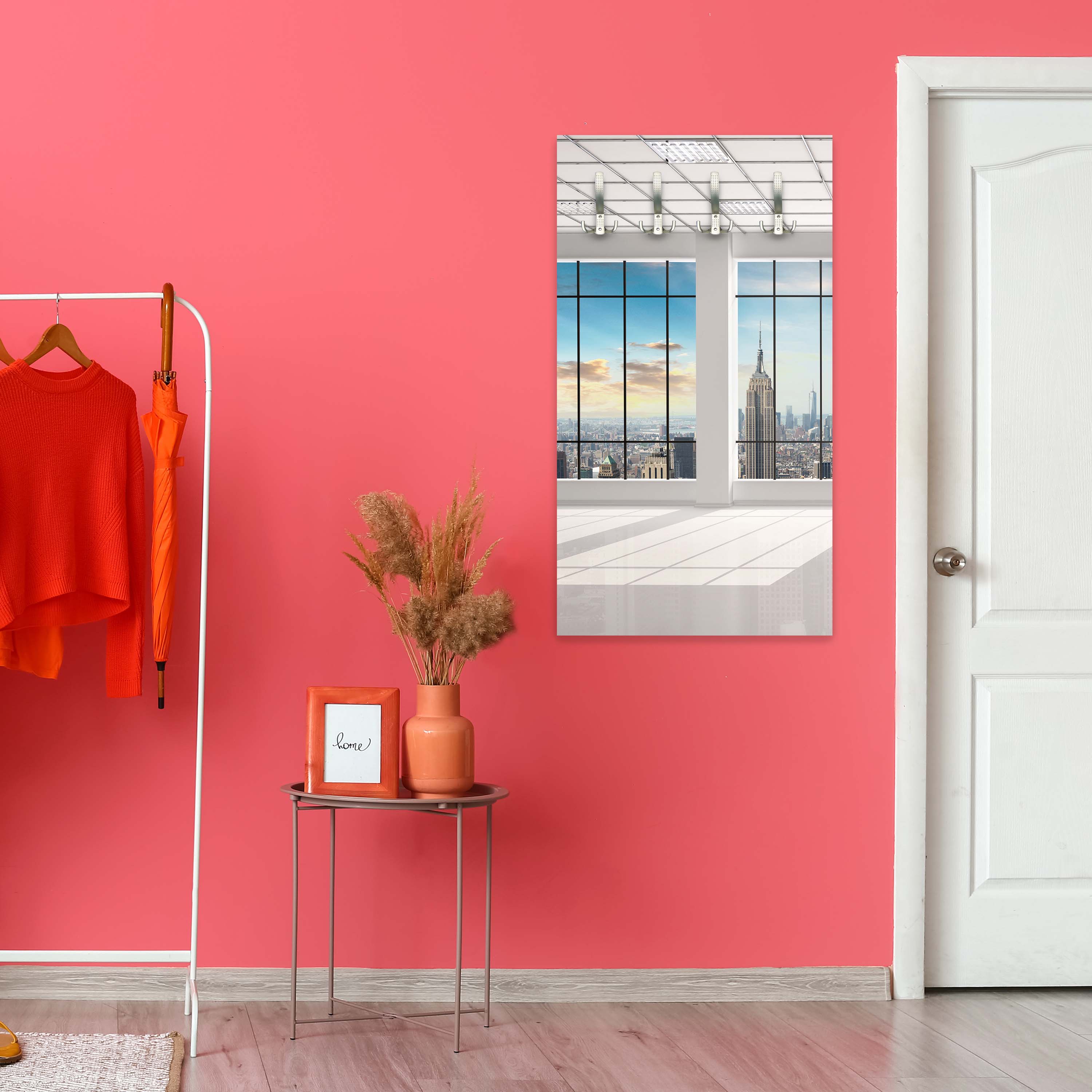 Garderobe Manhattan Blick von einem leeren Büro M0573 entdecken - Bild 6 Garderobe Manhattan Blick von einem leeren Büro M0573 entdecken - Bild 6