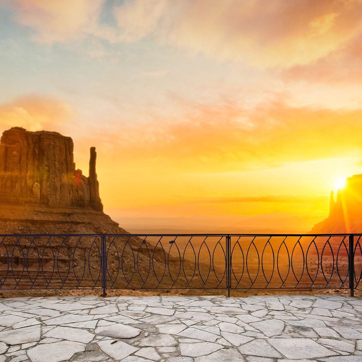Beistelltisch Blick vom Balkon - Monument Valley M0583 entdecken - Bild 2 Beistelltisch Blick vom Balkon - Monument Valley M0583 entdecken - Bild 2