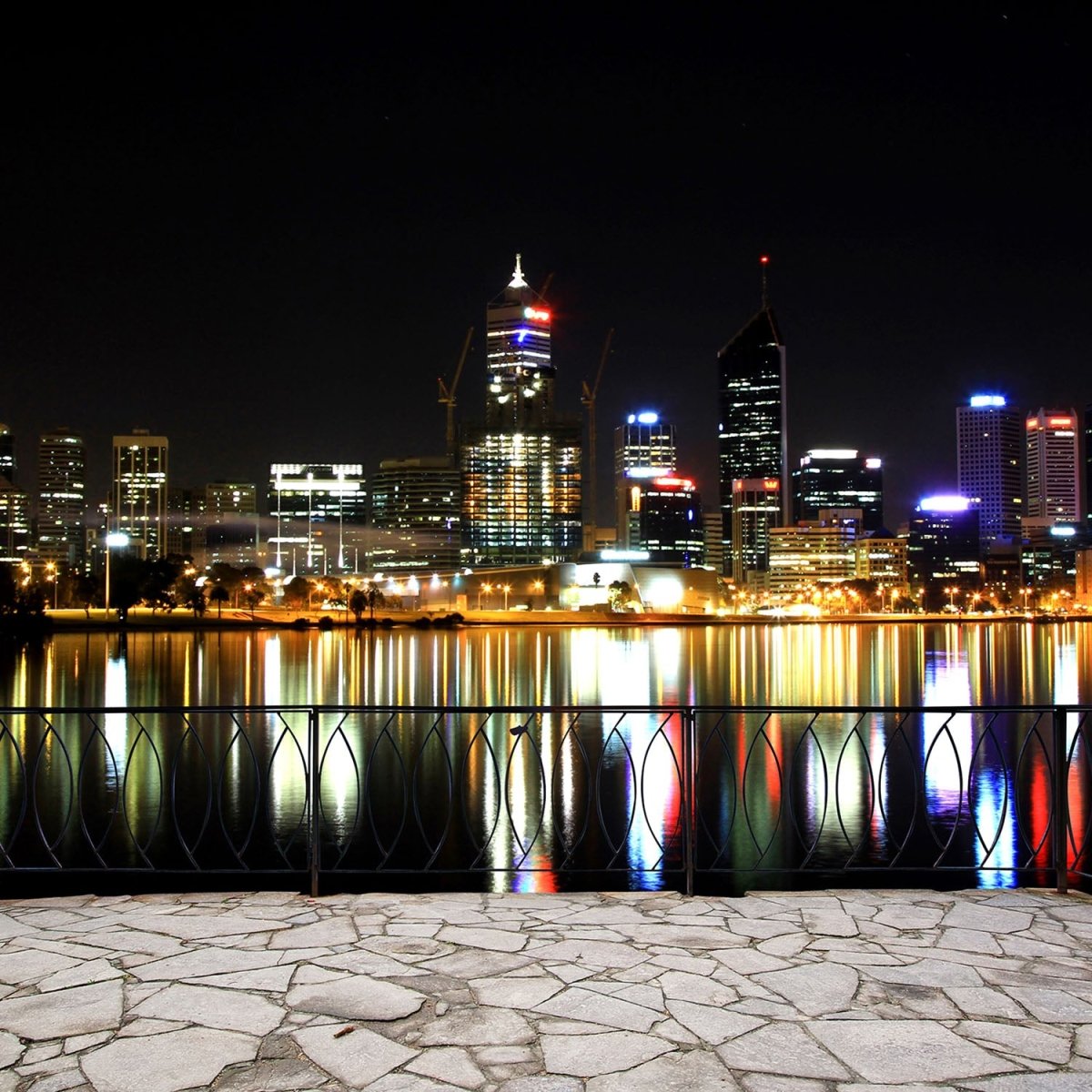 Beistelltisch Blick vom Balkon - Stadtnachtslichter M0586 entdecken - Bild 2 Beistelltisch Blick vom Balkon - Stadtnachtslichter M0586 entdecken - Bild 2