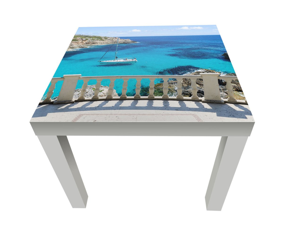 Beistelltisch Blick vom Balkon - Sailing Boat M0593 entdecken - Bild 1 Beistelltisch Blick vom Balkon - Sailing Boat M0593 entdecken - Bild 1