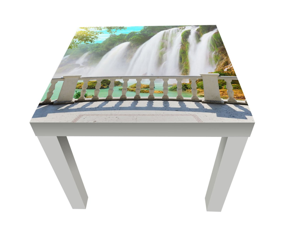 Beistelltisch Blick vom Balkon in den Wasserfall M0594 entdecken - Bild 1 Beistelltisch Blick vom Balkon in den Wasserfall M0594 entdecken - Bild 1