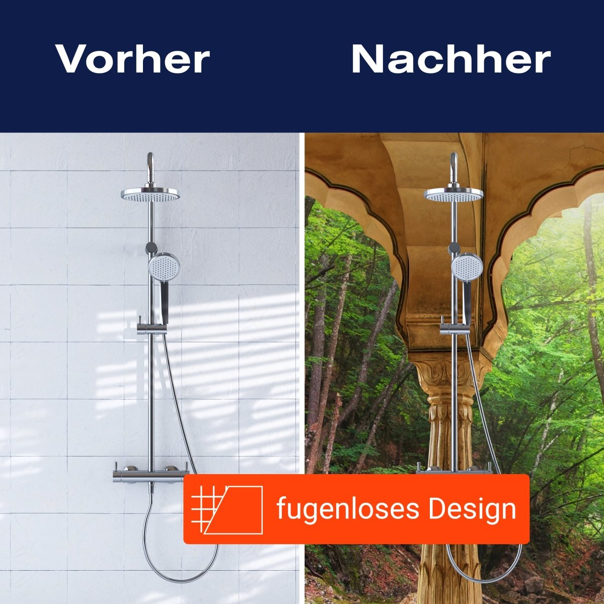 Duschwand Säulen ein Bach im Wald M0598 entdecken - Bild 9 Duschwand Säulen ein Bach im Wald M0598 entdecken - Bild 9