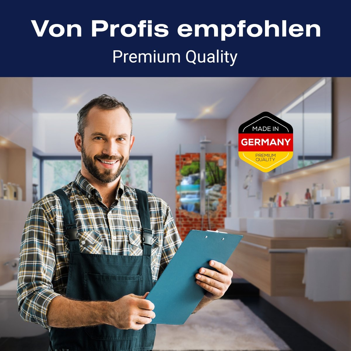 Duschwand Wasserfall im Wald - Roter Backstein M0618 entdecken - Bild 5 Duschwand Wasserfall im Wald - Roter Backstein M0618 entdecken - Bild 5