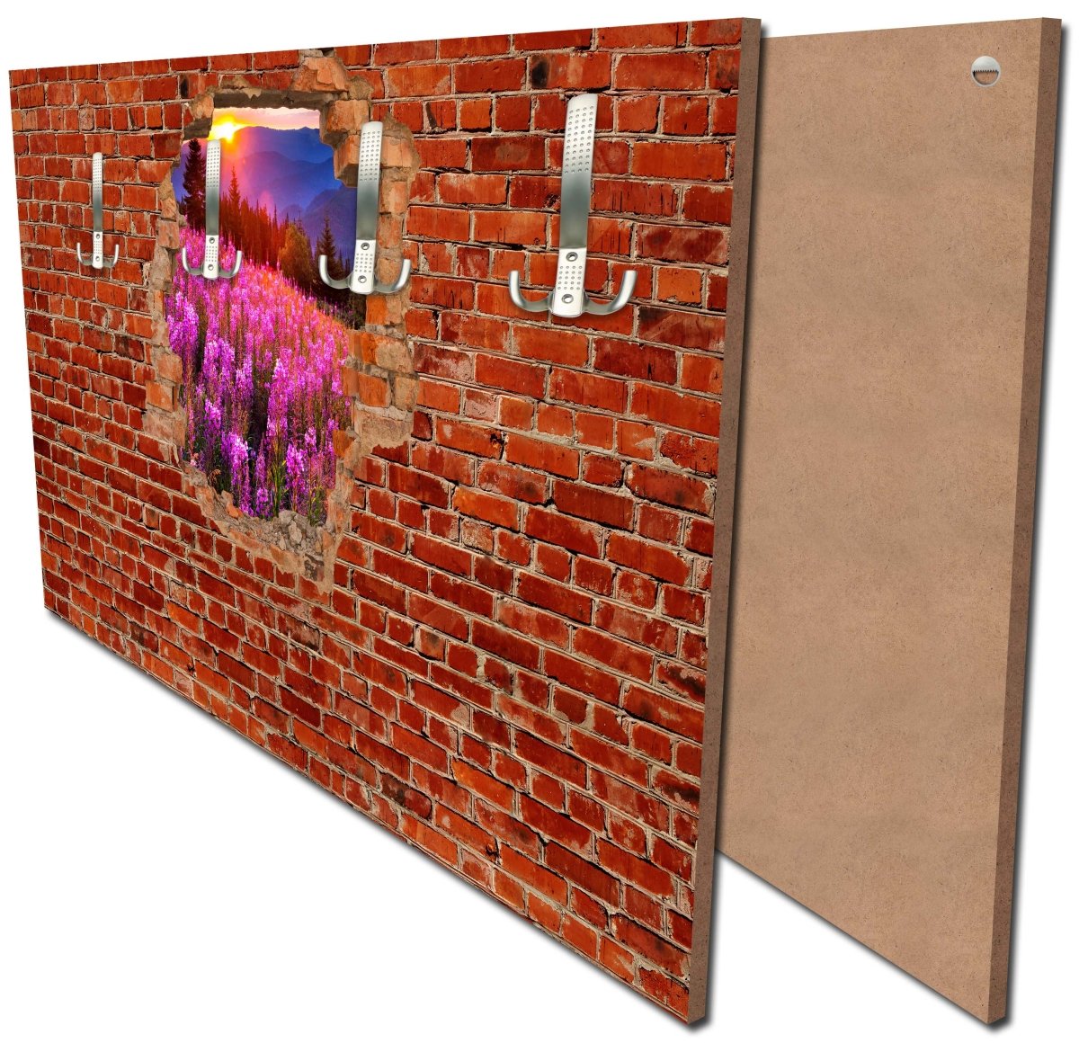 Garderobe Herbst in den Bergen - Roter Backstein M0619 Garderobe Herbst in den Bergen - Roter Backstein M0619