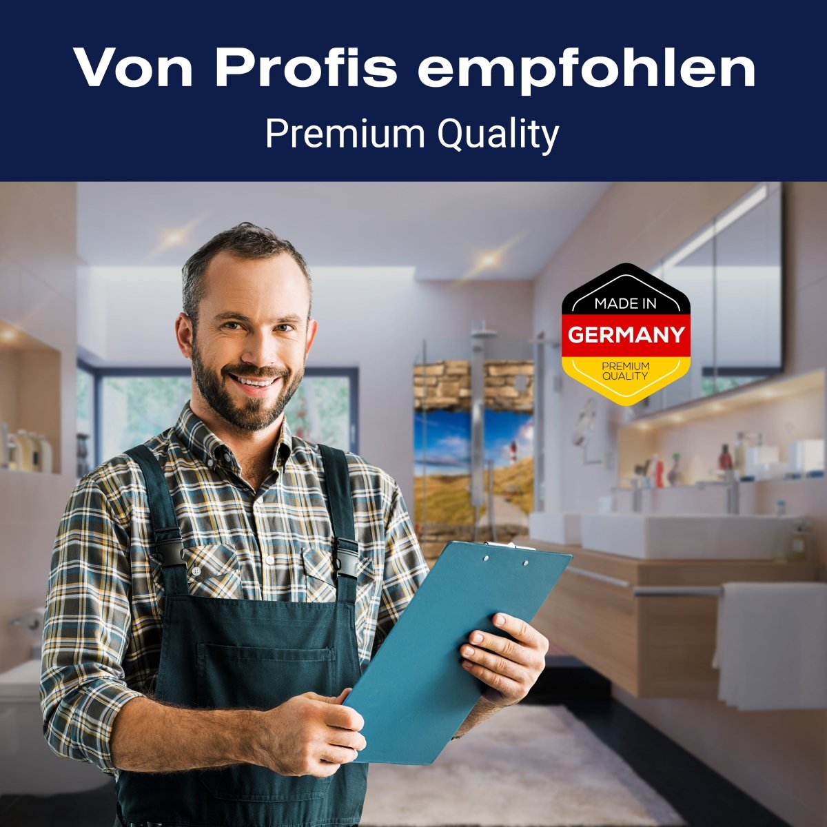 Duschwand 3D Leuchtturm mit Holzweg - Steinmauer M0657 entdecken - Bild 5 Duschwand 3D Leuchtturm mit Holzweg - Steinmauer M0657 entdecken - Bild 5