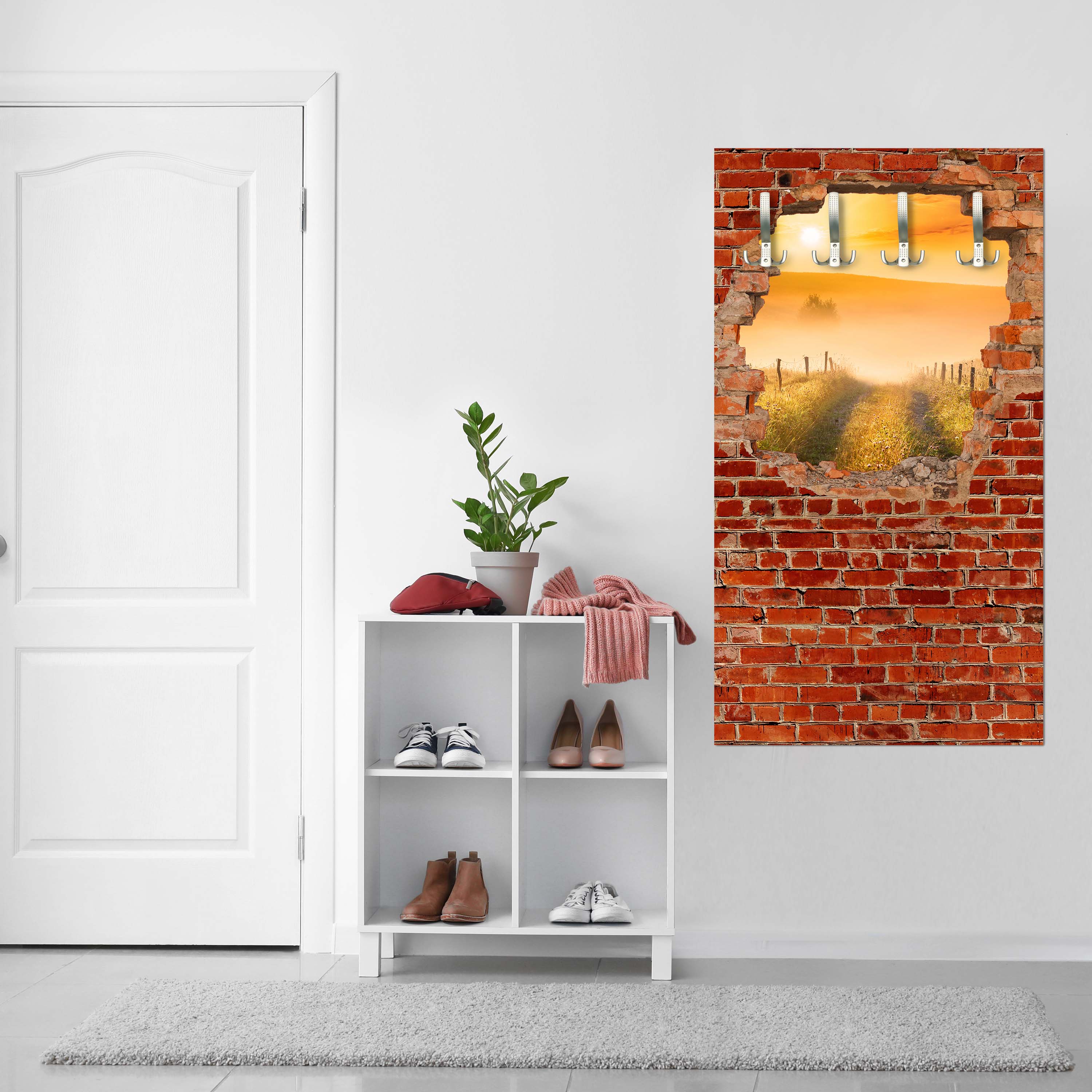 Garderobe Diesige Landschaft - Roter Backstein M0680 entdecken - Bild 2 Garderobe Diesige Landschaft - Roter Backstein M0680 entdecken - Bild 2