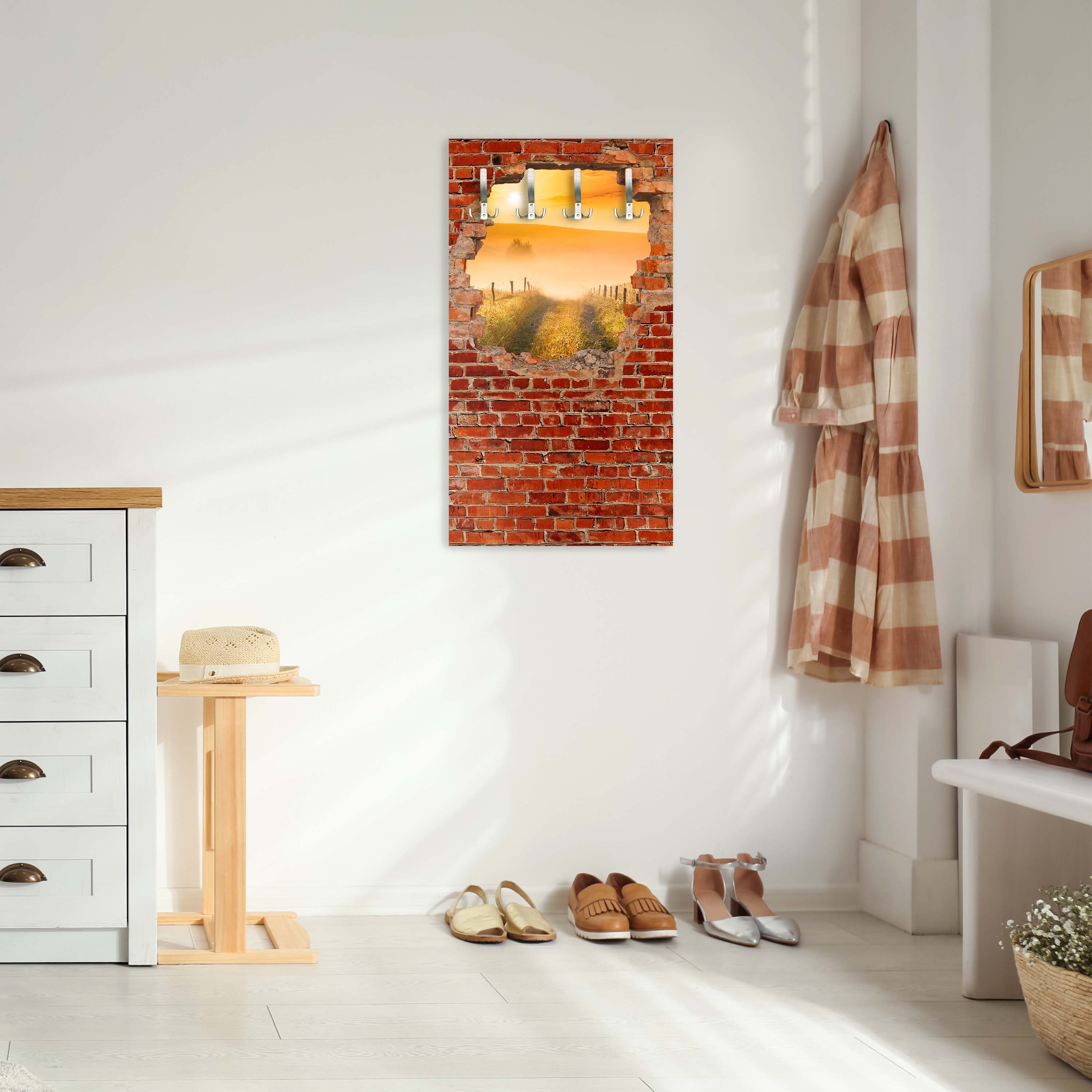 Garderobe Diesige Landschaft - Roter Backstein M0680 entdecken - Bild 3 Garderobe Diesige Landschaft - Roter Backstein M0680 entdecken - Bild 3