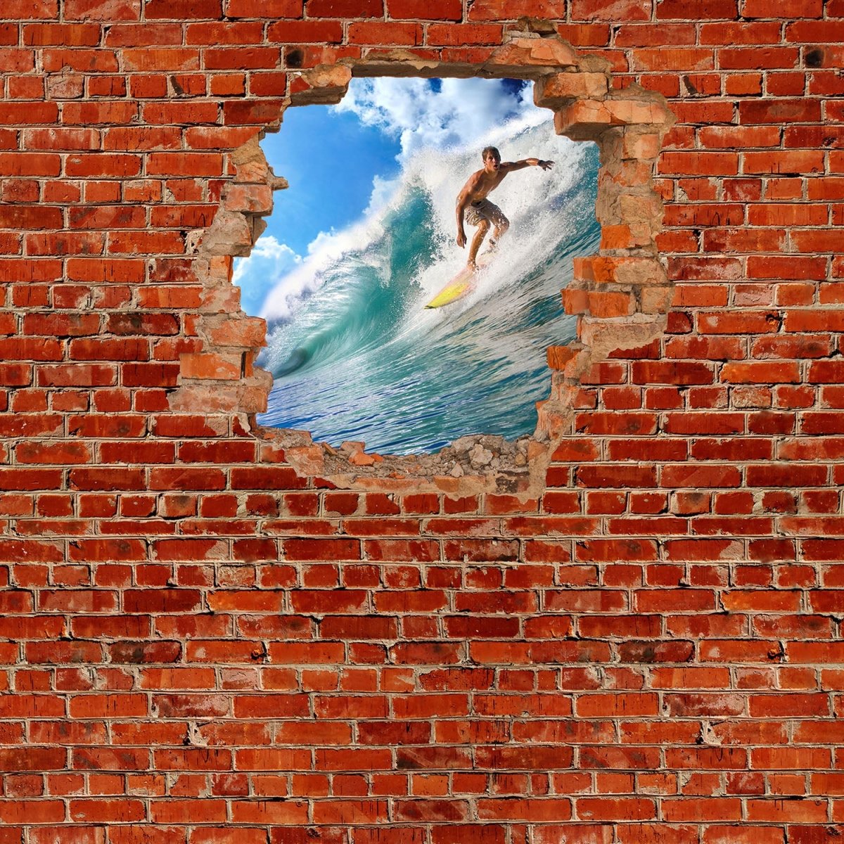 Beistelltisch Surfing - Roter Backstein M0682 entdecken - Bild 2 Beistelltisch Surfing - Roter Backstein M0682 entdecken - Bild 2