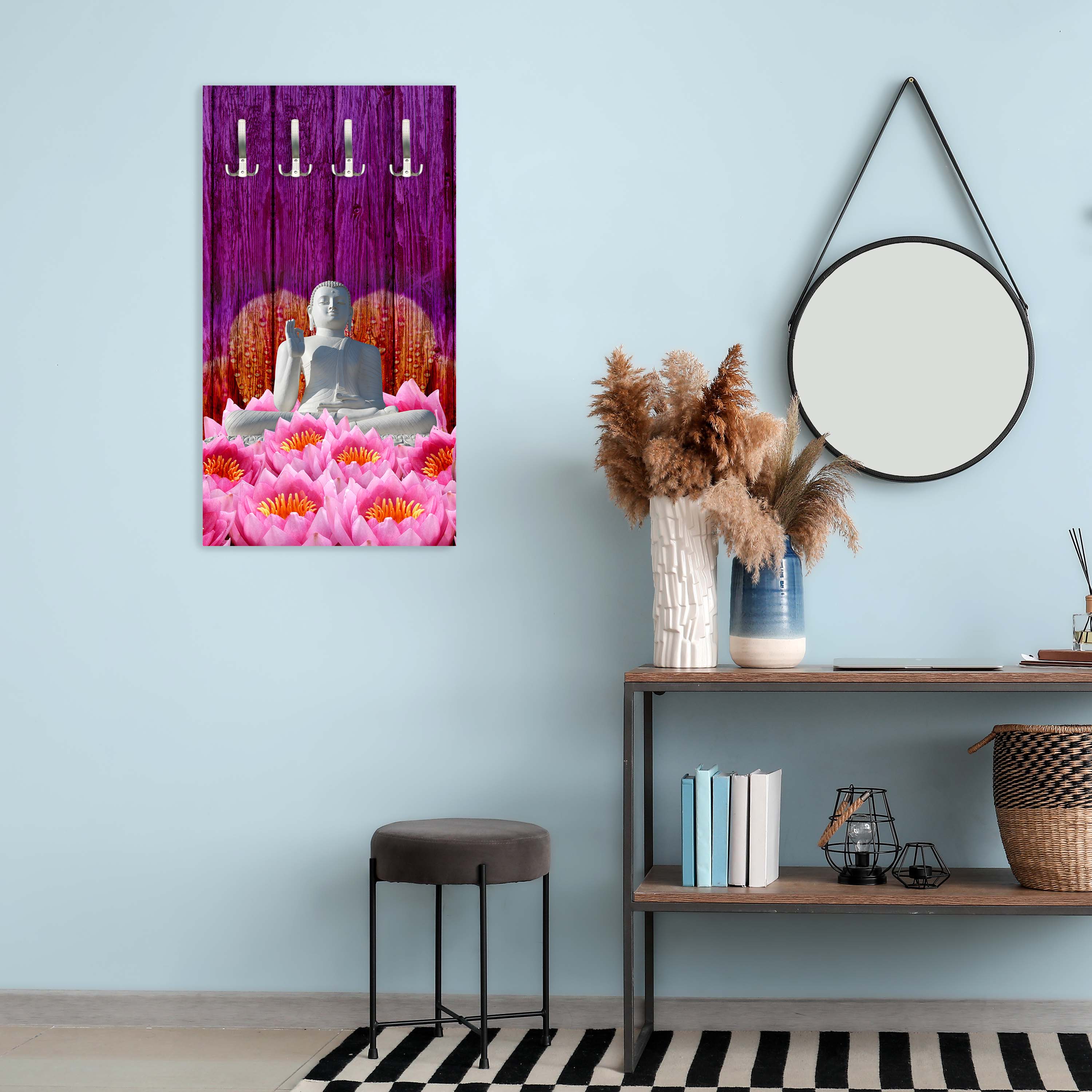 Garderobe Weiß Sitzende Buddha-Statue M0688 entdecken - Bild 5 Garderobe Weiß Sitzende Buddha-Statue M0688 entdecken - Bild 5