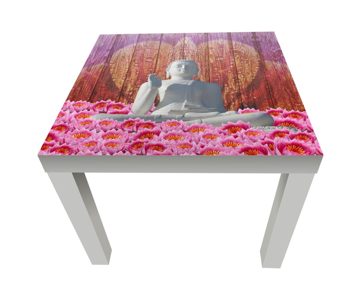 Beistelltisch Weiß Sitzende Buddha-Statue M0688 entdecken - Bild 1 Beistelltisch Weiß Sitzende Buddha-Statue M0688 entdecken - Bild 1