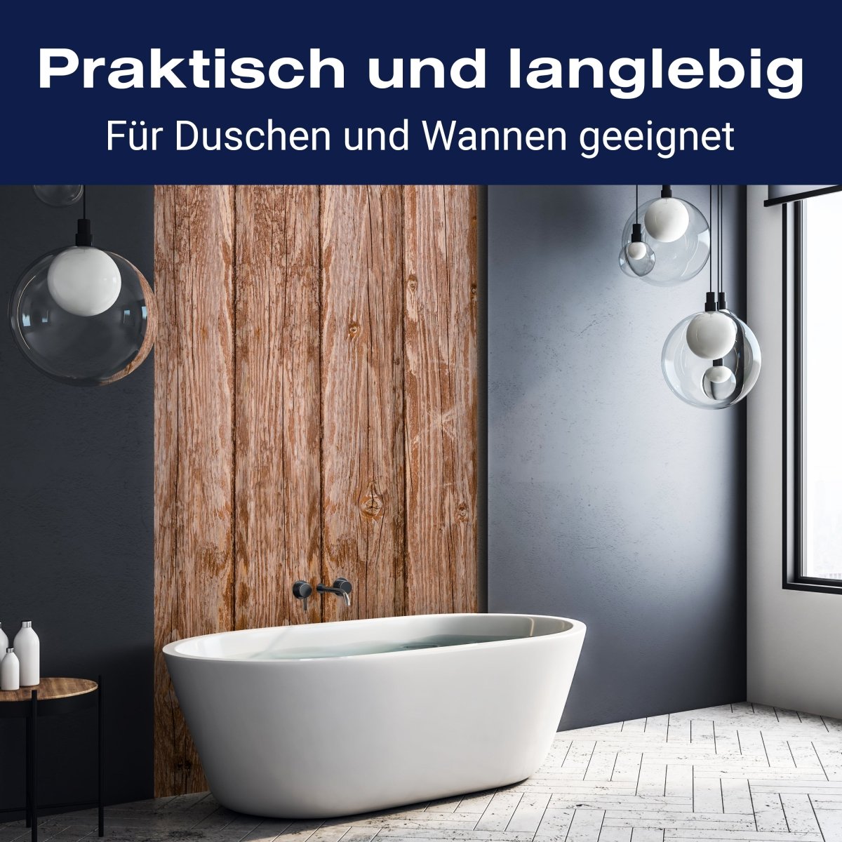 Duschwand Holzwand M0689 entdecken - Bild 3 Duschwand Holzwand M0689 entdecken - Bild 3