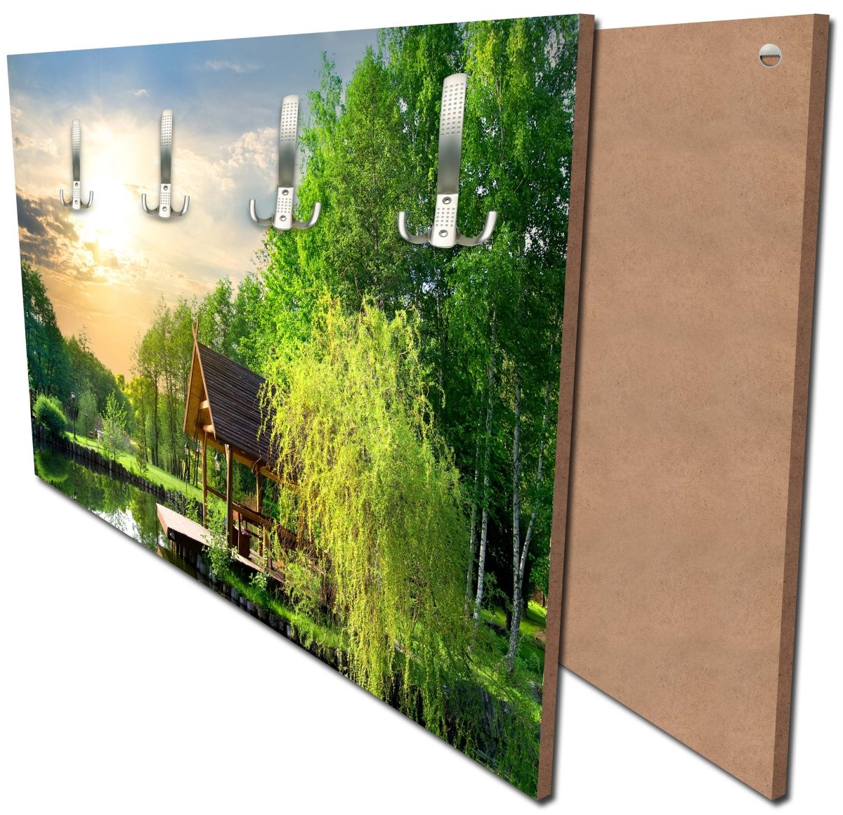 Garderobe Gartenlaube an kleinem See M0694 Garderobe Gartenlaube an kleinem See M0694