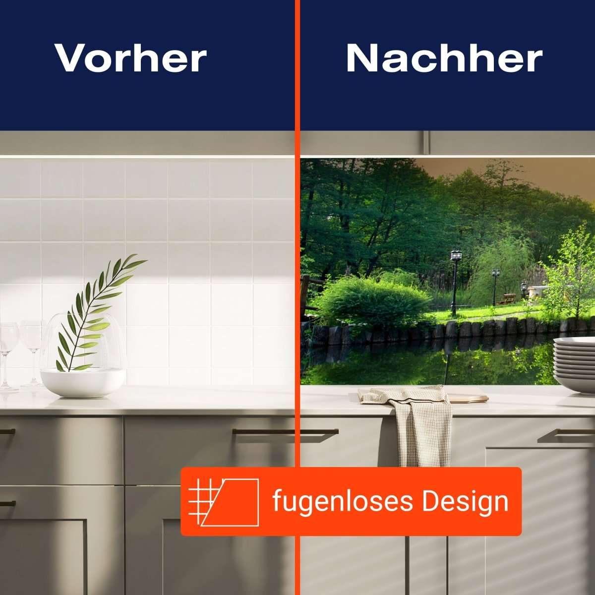 Küchenrückwand Gartenlaube an kleinem See M0694 entdecken - Bild 9 Küchenrückwand Gartenlaube an kleinem See M0694 entdecken - Bild 9