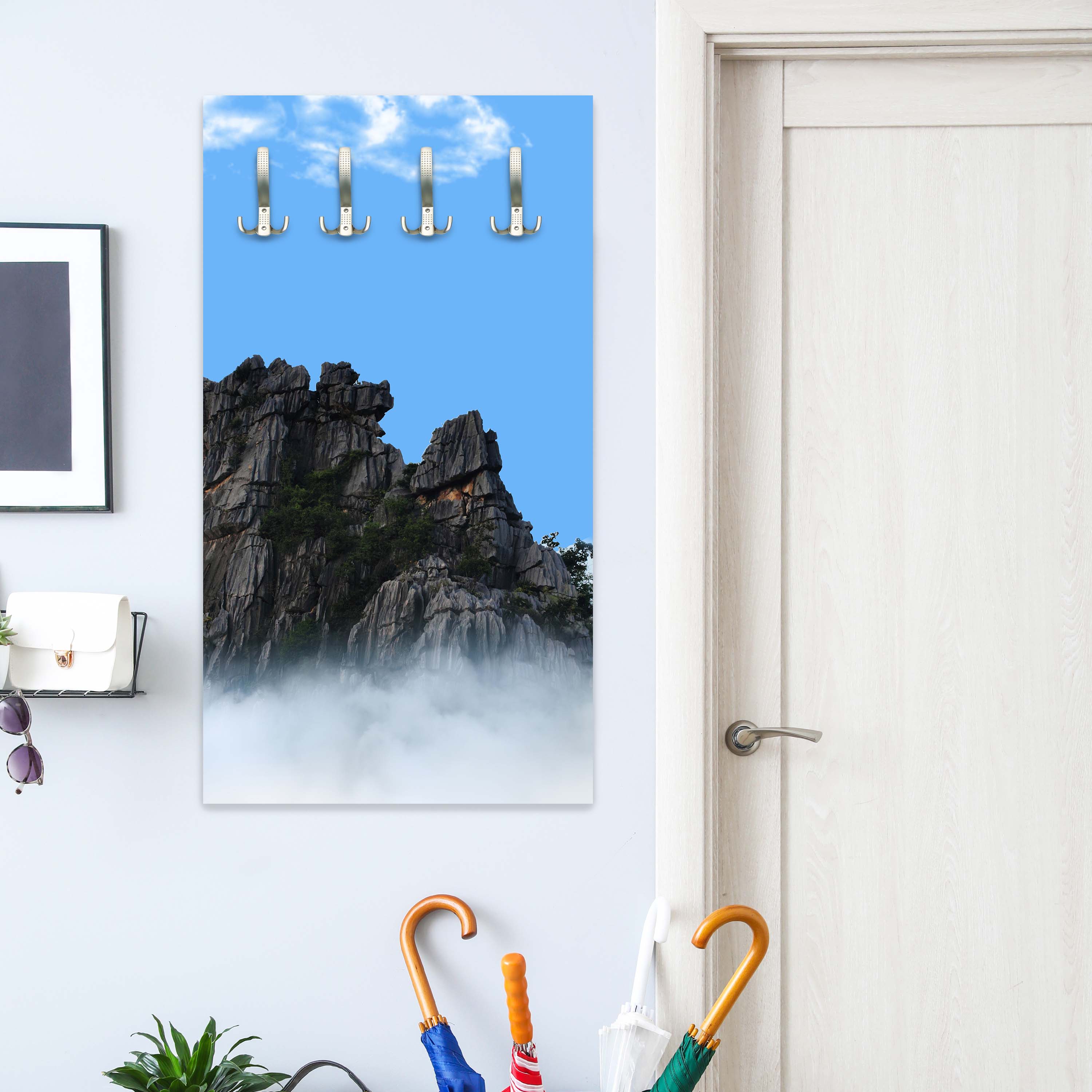 Garderobe Bergspitzen über die Wolken M0699 entdecken - Bild 6 Garderobe Bergspitzen über die Wolken M0699 entdecken - Bild 6