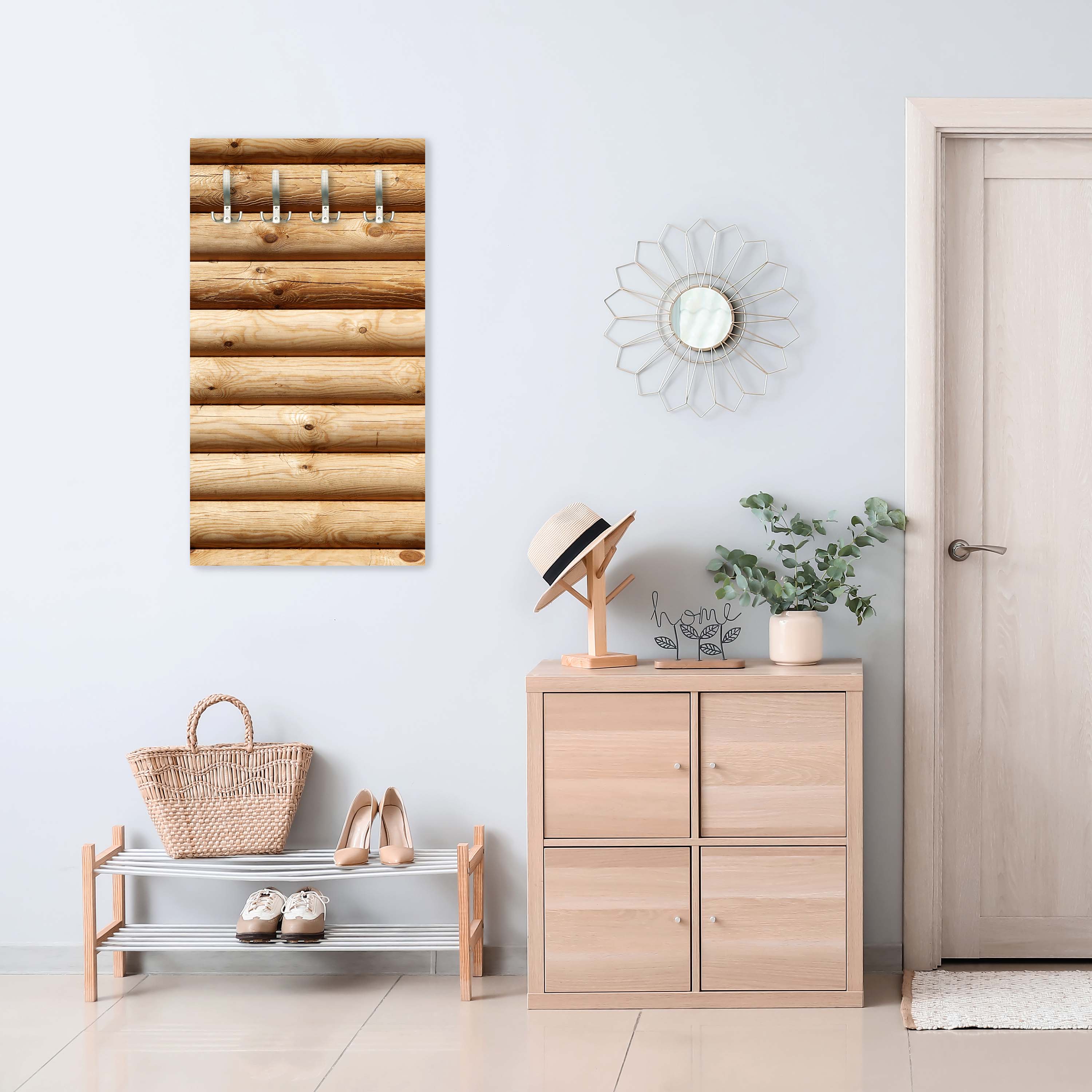 Garderobe Rustik Holzwand M0704 entdecken - Bild 5 Garderobe Rustik Holzwand M0704 entdecken - Bild 5