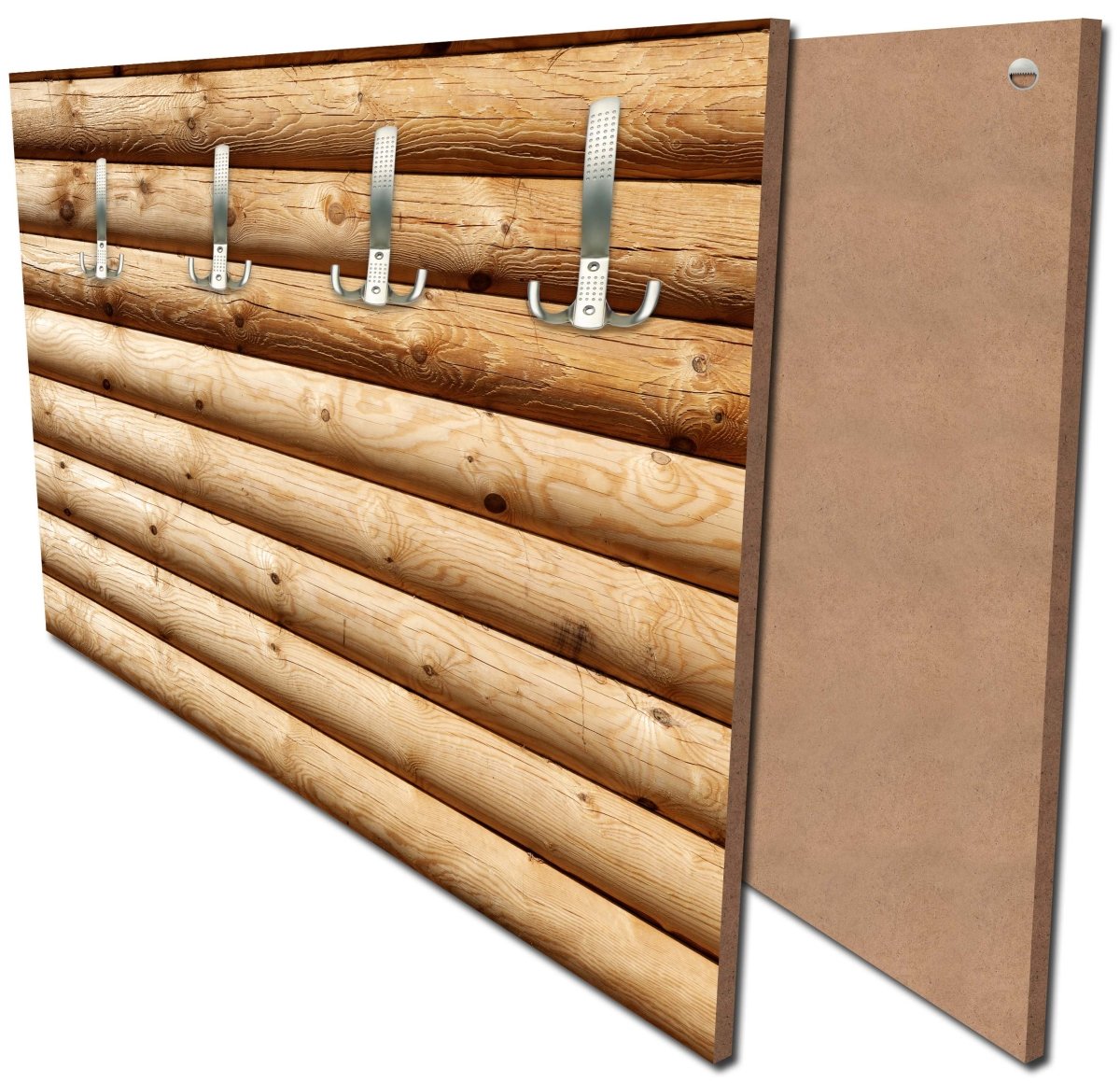 Garderobe Rustik Holzwand M0704 Garderobe Rustik Holzwand M0704