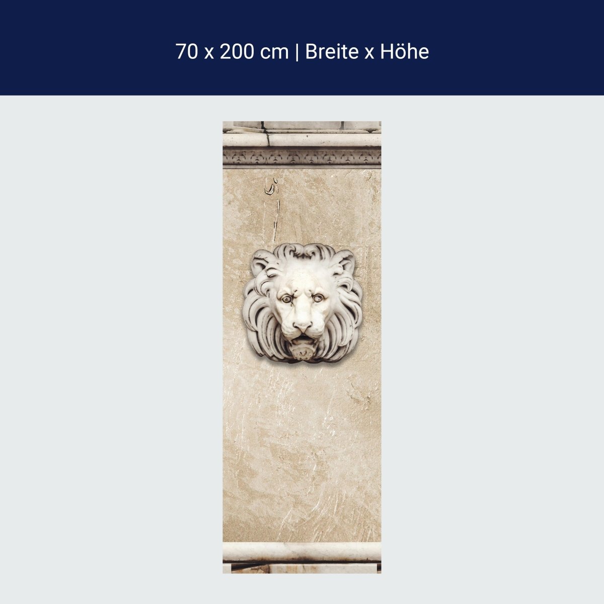 Duschwand Alte Marmor Löwenkopf M0713 Duschwand Alte Marmor Löwenkopf M0713