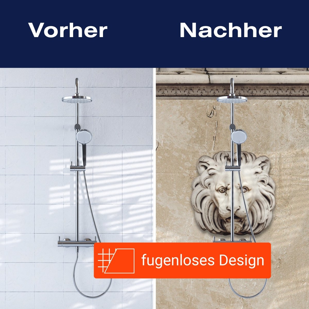 Duschwand Alte Marmor Löwenkopf M0713 entdecken - Bild 9 Duschwand Alte Marmor Löwenkopf M0713 entdecken - Bild 9