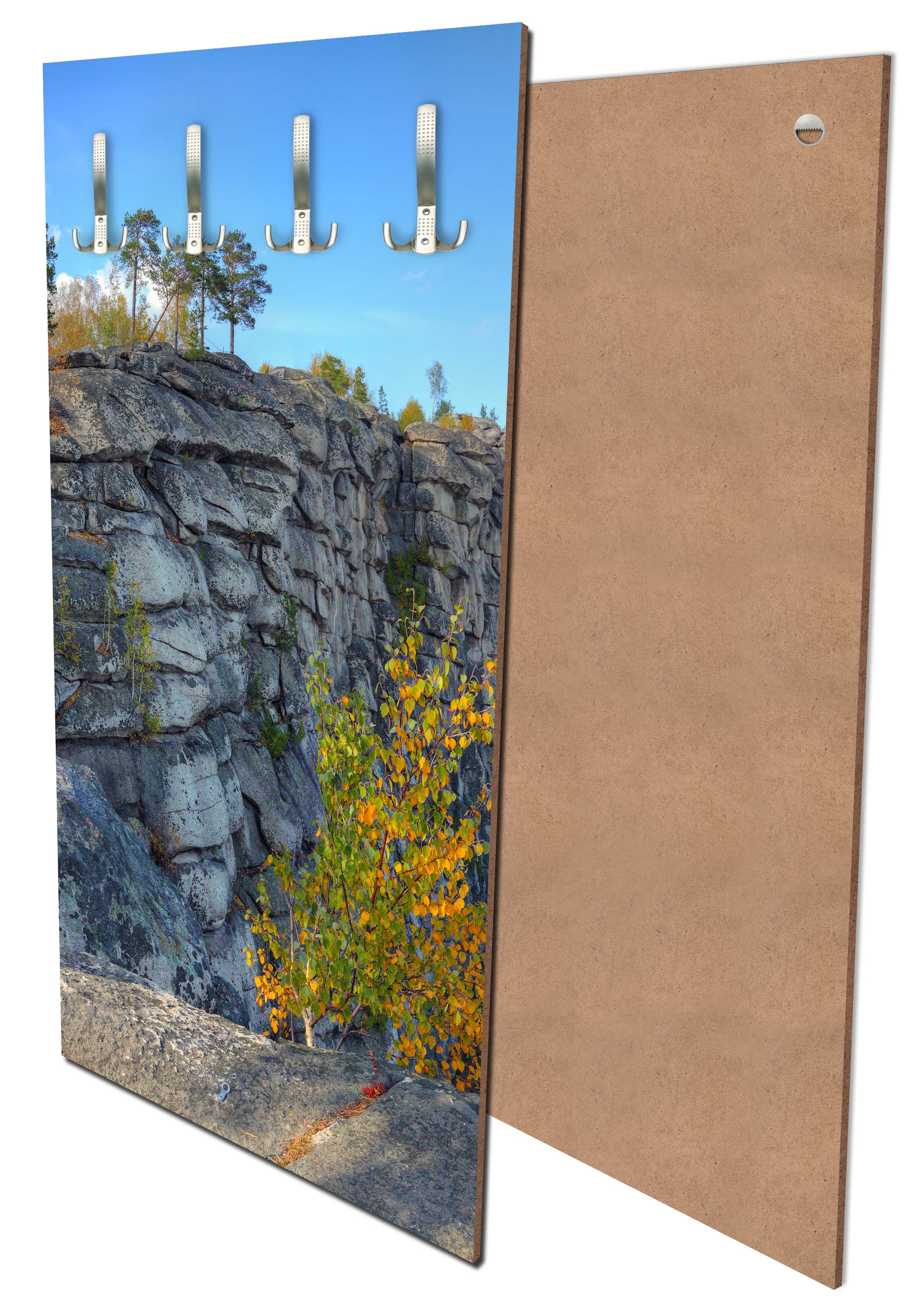 Garderobe Herbstlandschaft mit Bergen und See M0717 entdecken - Bild 1 Garderobe Herbstlandschaft mit Bergen und See M0717 entdecken - Bild 1