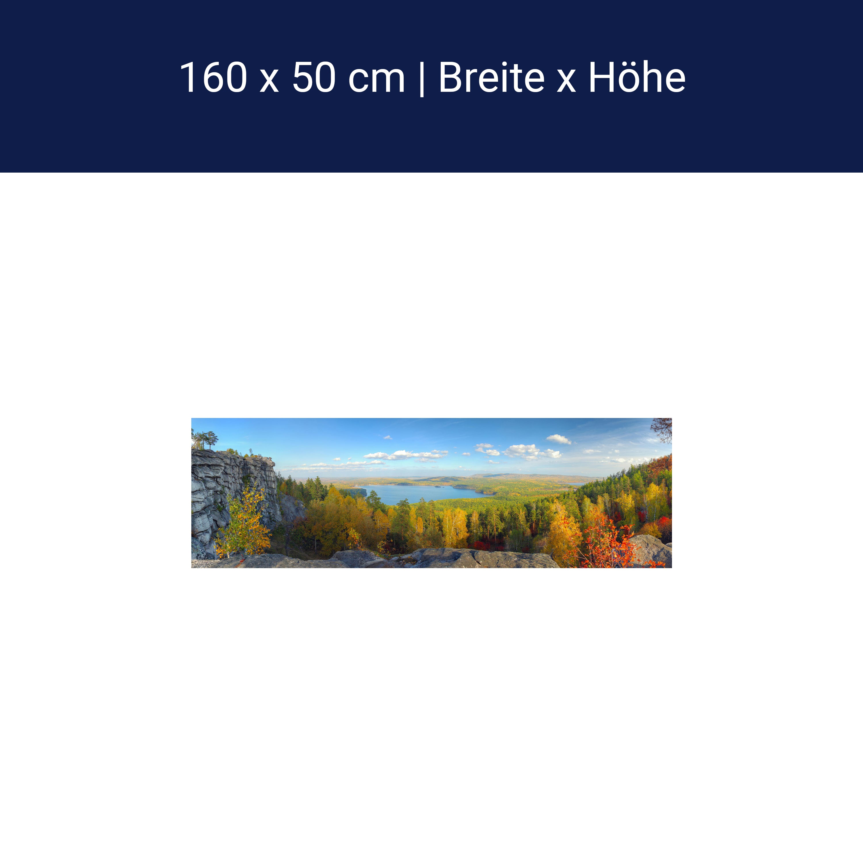 Küchenrückwand Herbstlandschaft mit Bergen und See M0717 Küchenrückwand Herbstlandschaft mit Bergen und See M0717