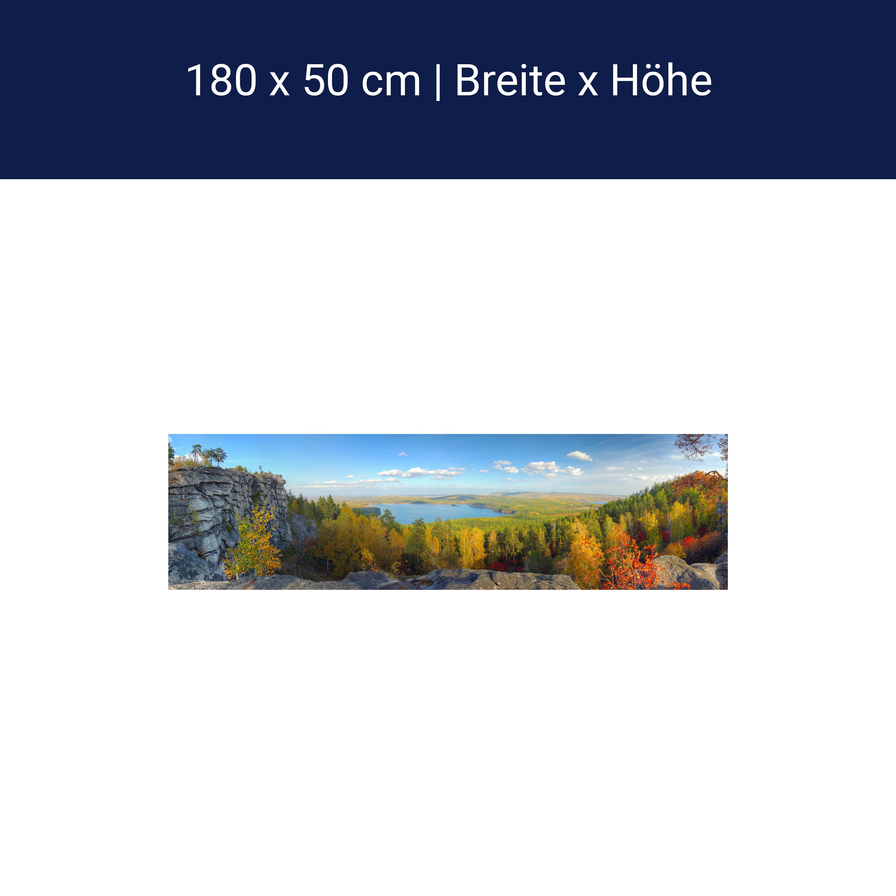 Küchenrückwand Herbstlandschaft mit Bergen und See M0717 Küchenrückwand Herbstlandschaft mit Bergen und See M0717