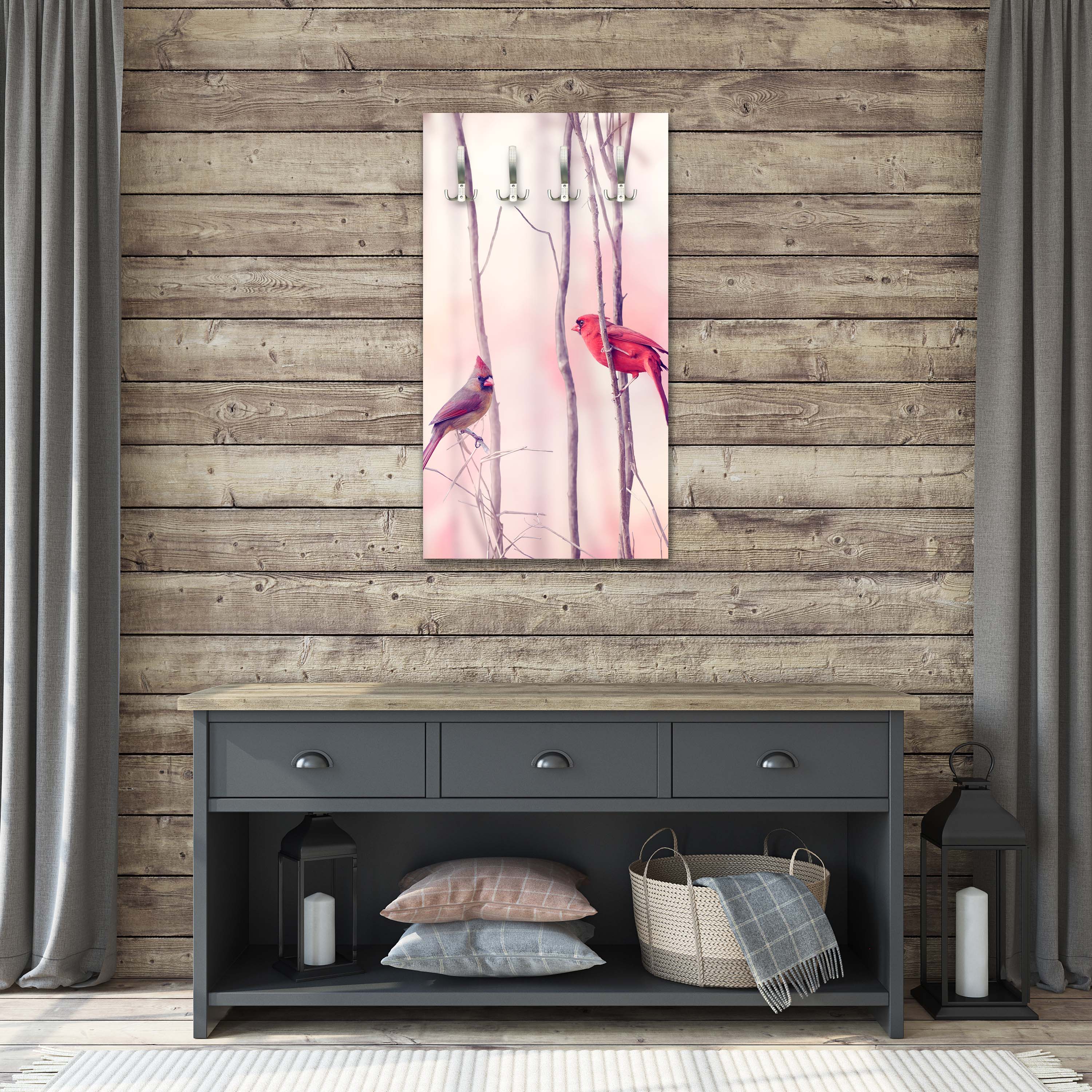 Garderobe Kardinalvögel M0718 entdecken - Bild 3 Garderobe Kardinalvögel M0718 entdecken - Bild 3