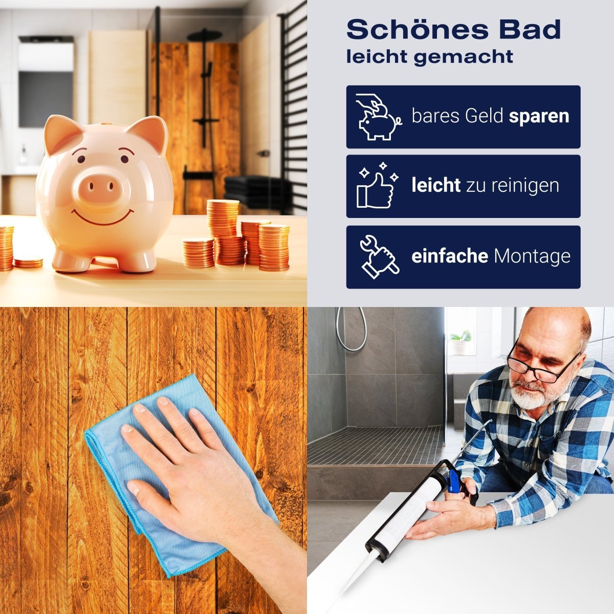 Duschwand Alte Holzwand M0719 entdecken - Bild 7 Duschwand Alte Holzwand M0719 entdecken - Bild 7