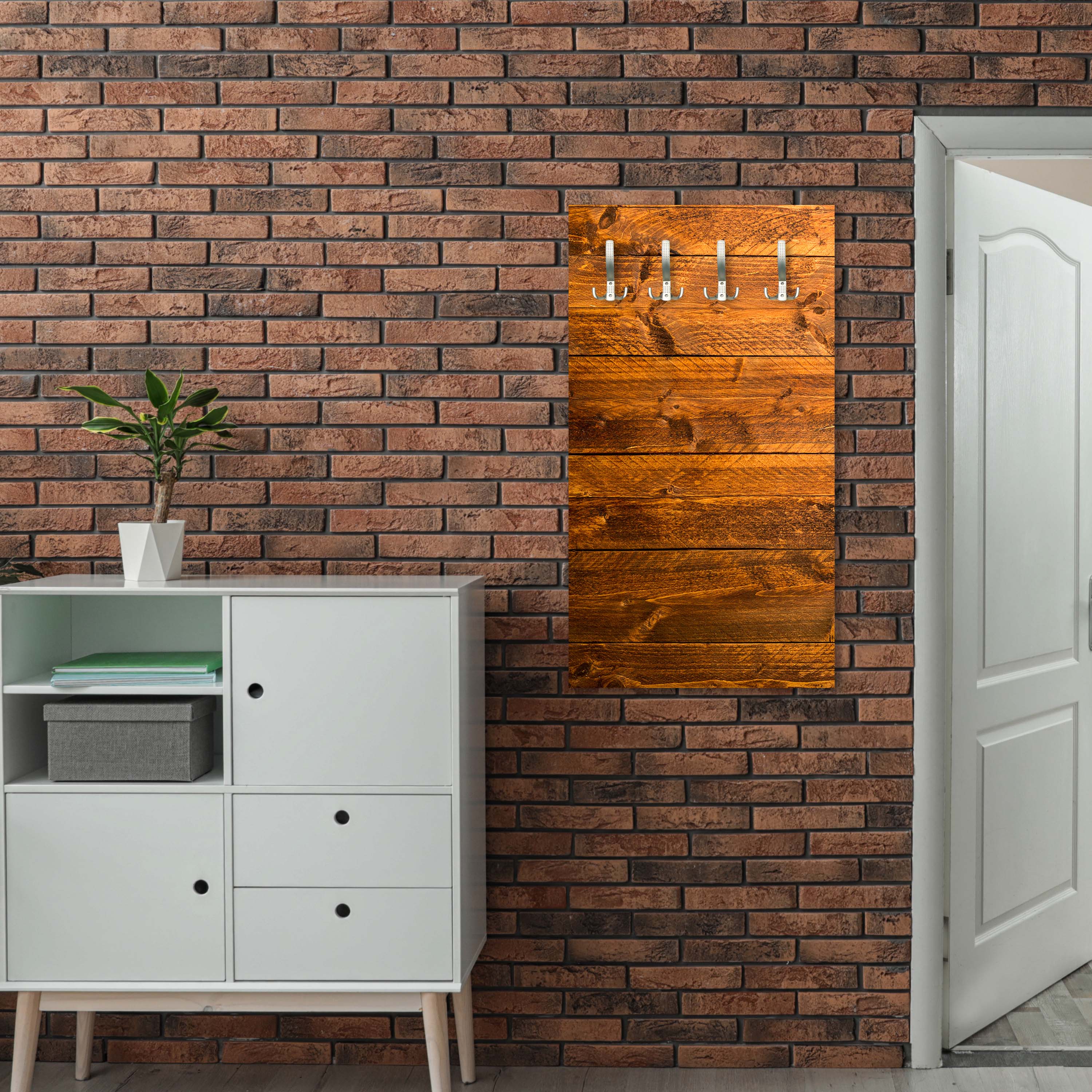 Garderobe Alte Holzwand M0719 entdecken - Bild 2 Garderobe Alte Holzwand M0719 entdecken - Bild 2