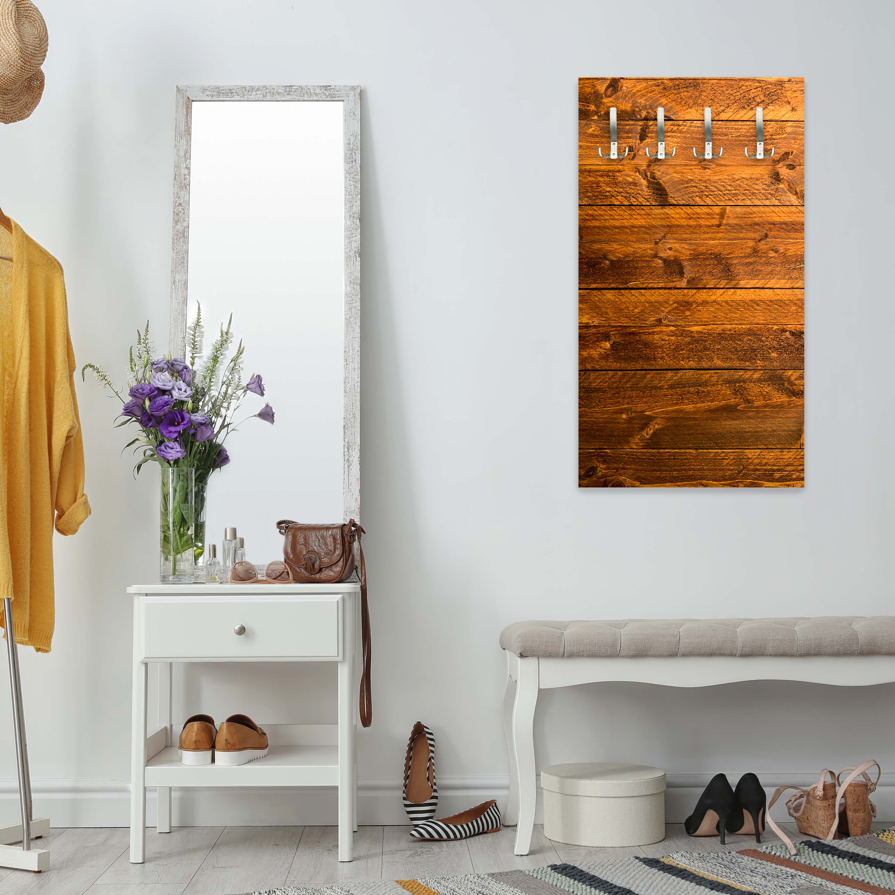 Garderobe Alte Holzwand M0719 entdecken - Bild 3 Garderobe Alte Holzwand M0719 entdecken - Bild 3