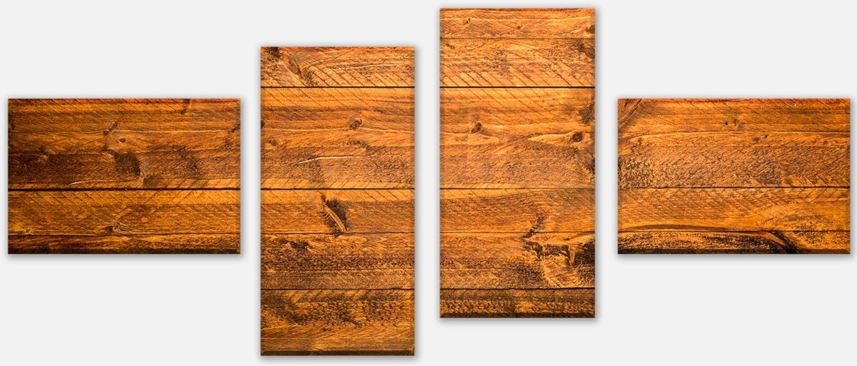 Leinwandbild Mehrteiler Alte Holzwand M0719 Leinwandbild Mehrteiler Alte Holzwand M0719