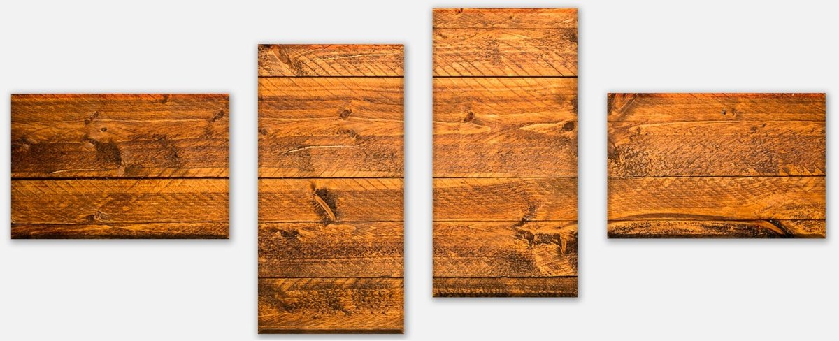 Leinwandbild Mehrteiler Alte Holzwand M0719 Leinwandbild Mehrteiler Alte Holzwand M0719