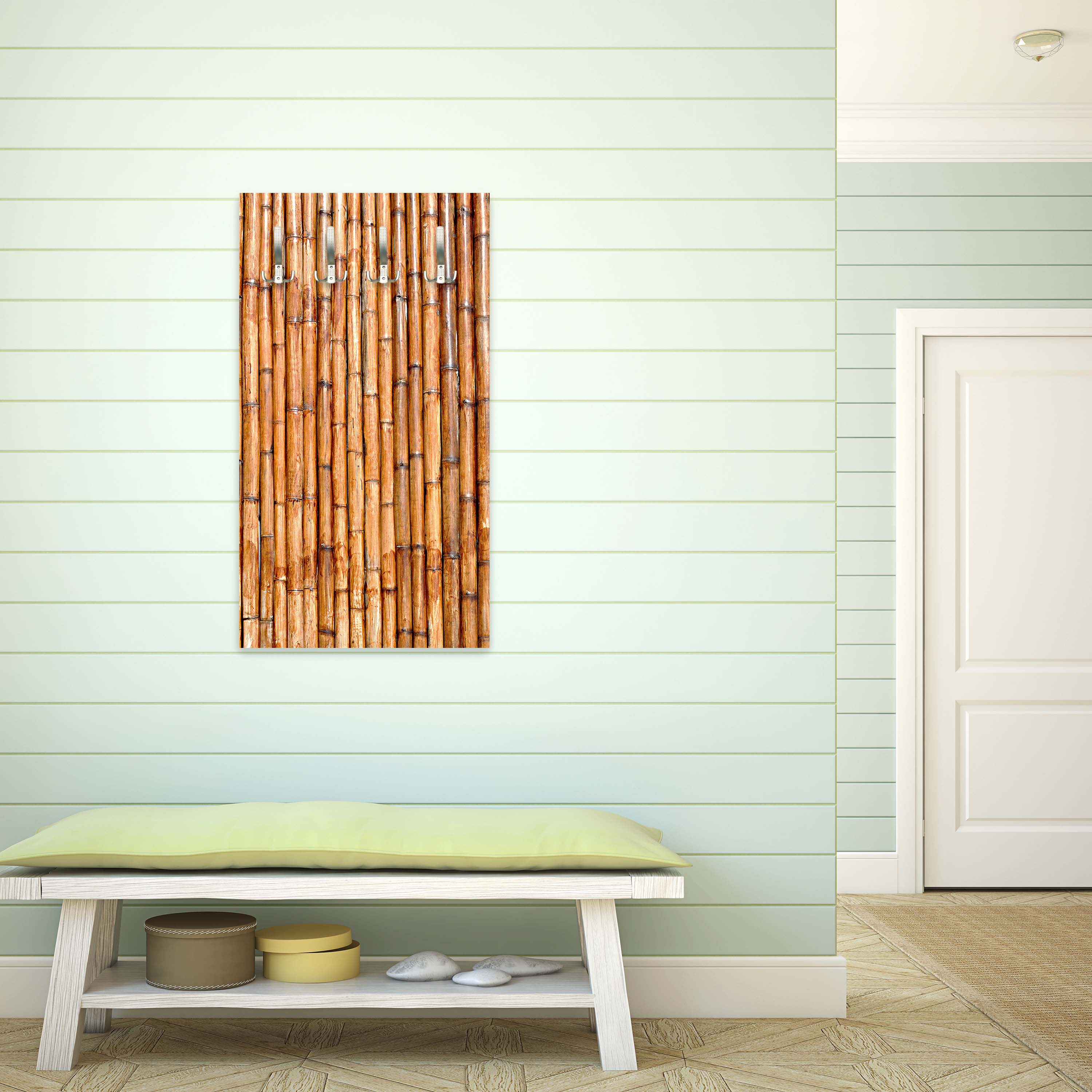 Garderobe Trockenes Bambusholz M0721 entdecken - Bild 3 Garderobe Trockenes Bambusholz M0721 entdecken - Bild 3