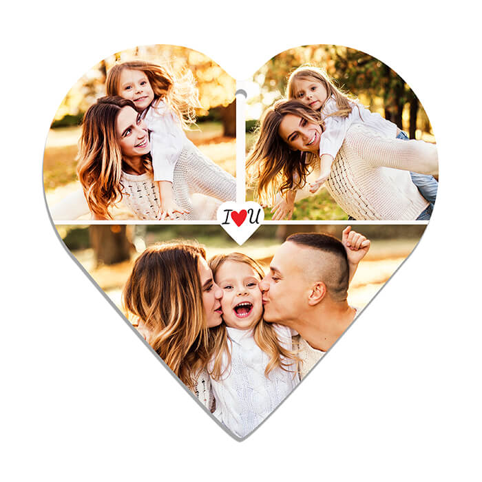 Acrylglasherz mit Bildercollage 3 Bilder und Geschenkbox M0725 - Bild 4 Acrylglasherz mit Bildercollage 3 Bilder und Geschenkbox M0725 - Bild 4