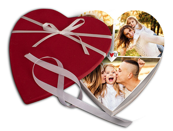 Acrylglasherz mit Bildercollage 3 Bilder und Geschenkbox M0725 - Bild 5 Acrylglasherz mit Bildercollage 3 Bilder und Geschenkbox M0725 - Bild 5