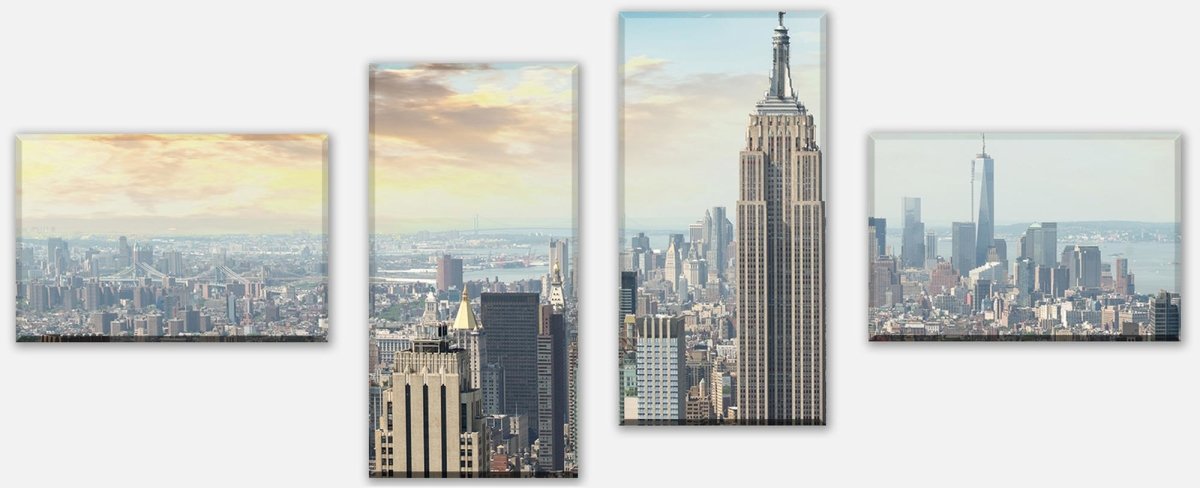 Leinwandbild Mehrteiler Midtown und Manhattan - NYC M0725 Leinwandbild Mehrteiler Midtown und Manhattan - NYC M0725