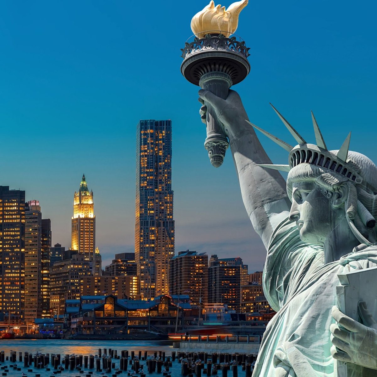 Beistelltisch New York Skyline Freiheitsstatue M0726 entdecken - Bild 2 Beistelltisch New York Skyline Freiheitsstatue M0726 entdecken - Bild 2