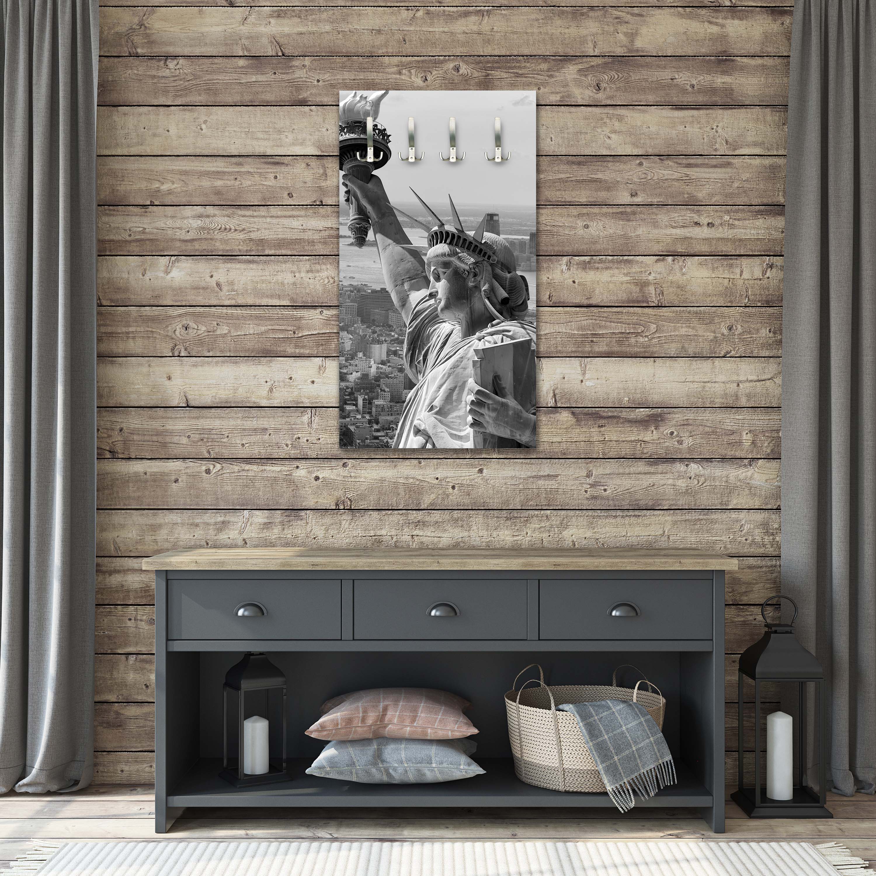 Garderobe Manhattan Liberty Statue M0727 entdecken - Bild 2 Garderobe Manhattan Liberty Statue M0727 entdecken - Bild 2
