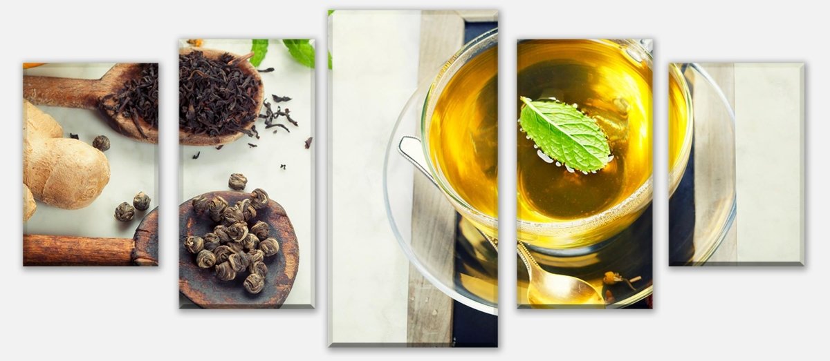 Leinwandbild Mehrteiler Teezeit M0729 entdecken - Bild 1 Leinwandbild Mehrteiler Teezeit M0729 entdecken - Bild 1